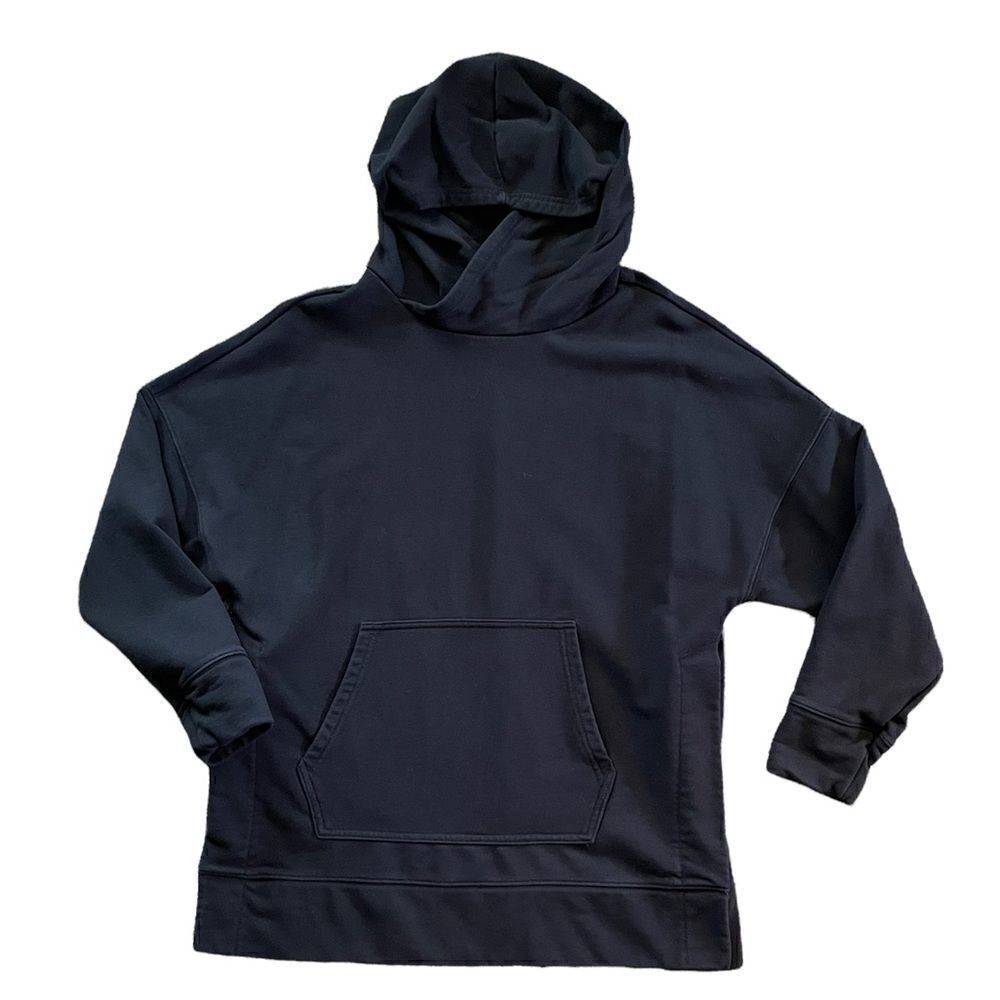 FABLETICS Black split hem hoodie sweatshirt size Small